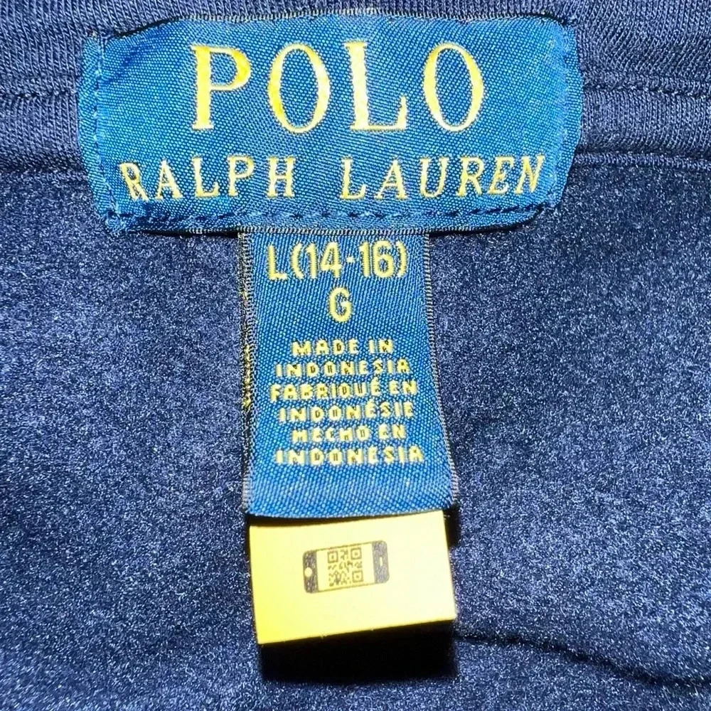 Polo Ralph Lauren Navy Blue Embroidered Logo Sweatshirt - Picture 4 of 4